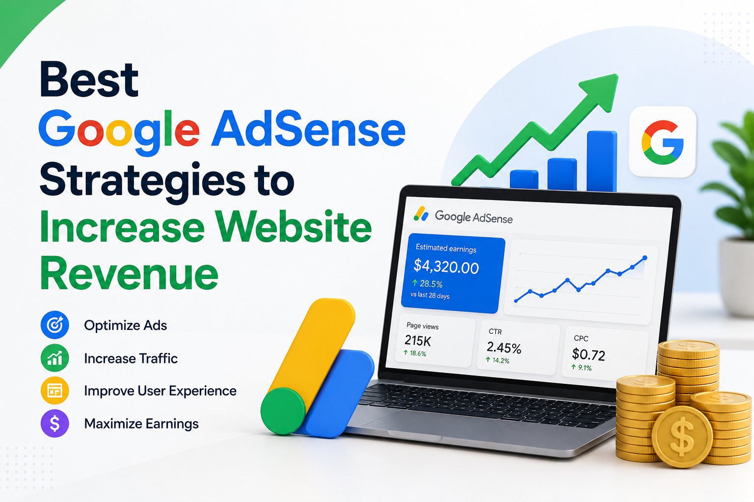 Best Google AdSense Strategies to Increase Website Revenue