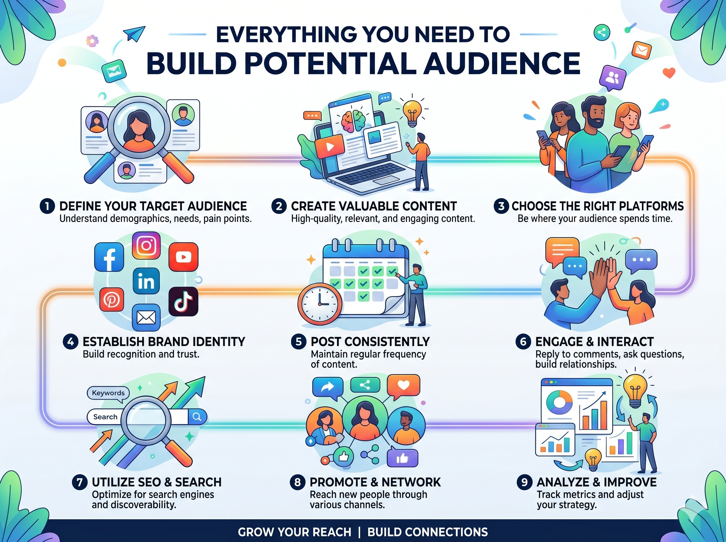 everything you need to build potential audience