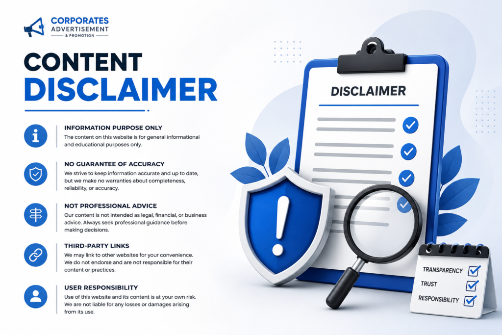 content disclaimer